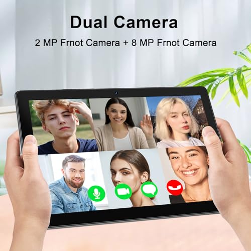 Image of Tablet Android 10 inch,32GB ROM, 2GB RAM, 512GB Expandable,Quad-Core Processor,1280 * 800 HD IPS,6000mAh Battery,Screen,Dual Camera, WiFi, 2MP + 8MP Dual Camera,Bluetooth, Tablet