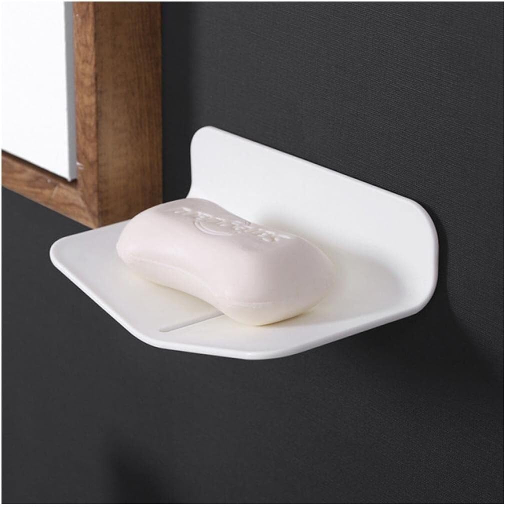 soap dish， Creative Sponge Holder Silicone Soap Dish Saver Tray for Bathroom Counter Shower Kitchen(G)