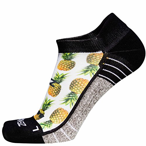 Image of Zensah Limited Edition No-Show Running Socks - Anti-Blister Comfortable Moisture Wicking Sport Socks for Men and Women