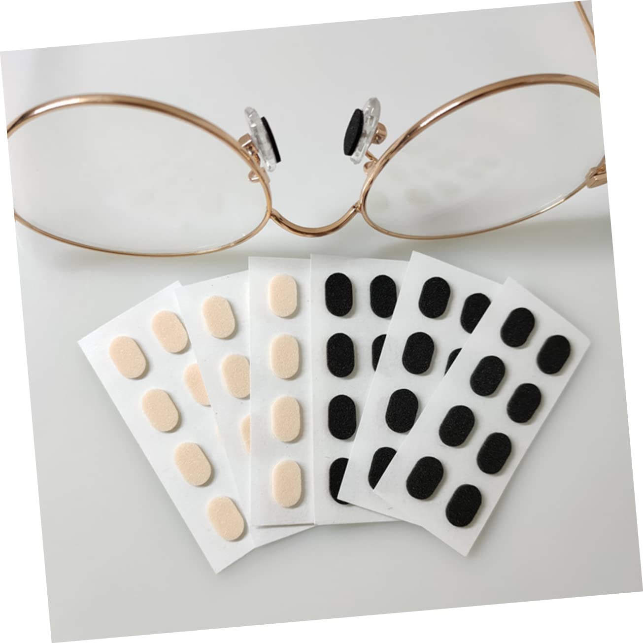 COLLBATH 5 Sets Brillen-nasenpads Schwamm-nasenpads Für Brillen Und Nasenschutz 16 Blätter * 5