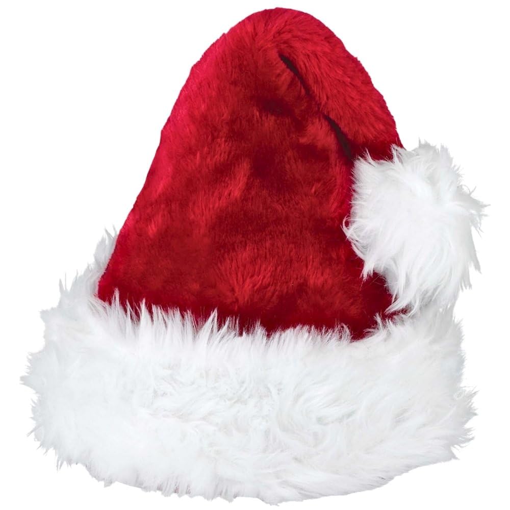 amscan Deluxe Weihnachtsmannmütze