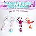 POPULAR PLAYTHINGS Magnetic Animals for Toddlers 1-3, Mix or Match Mythical Toys, Set of 4 Gift for Kids - Pastel Mythical Kingdom