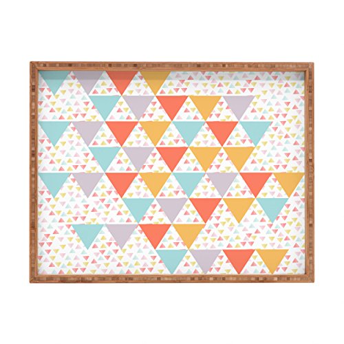 Negar Designs Hello Twiggs Puede Parte Interior/al Aire Libre Bandeja Rectangular, 14 x 18