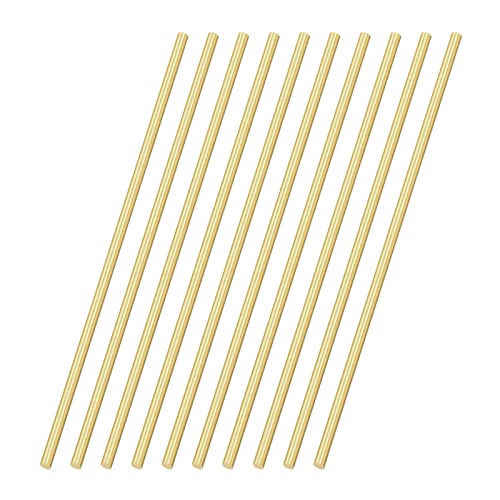 Tige en laiton 4mm anti-corrosion lot de 10 axes rigides de 300mm