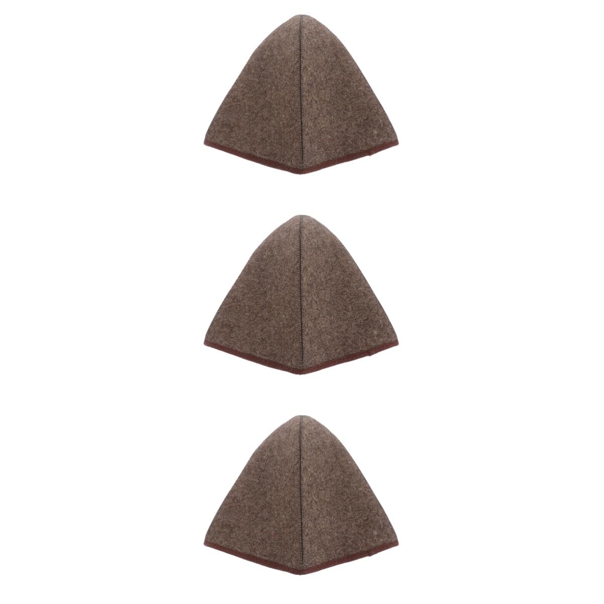 Yardwe 3pcs felt sauna hat wool felt hat bath hat satin bonnet men suits russian sauna hat sauna hat for men Sauna Accessory Supple Sauna Hat organic shower cap Dry steam room sauna suit