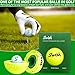 Tharos Distribution Swish Portable Golf Ball Cleaner for Golf Bag or Cart - Best Golf Accessories - Gifts (Neon Yellow)