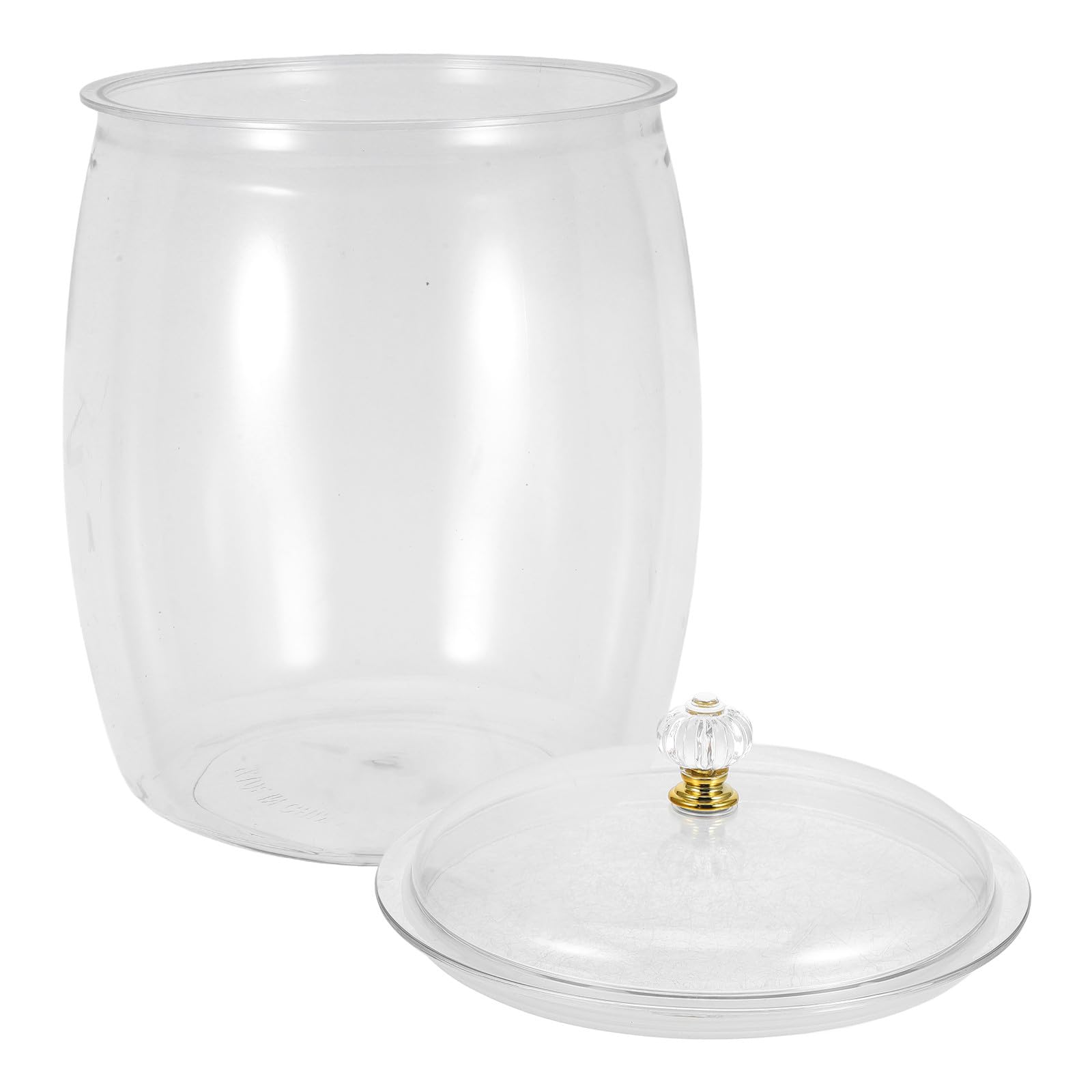 Bocal en plastique avec couvercle hermétique de 6,5L pour la cuisine