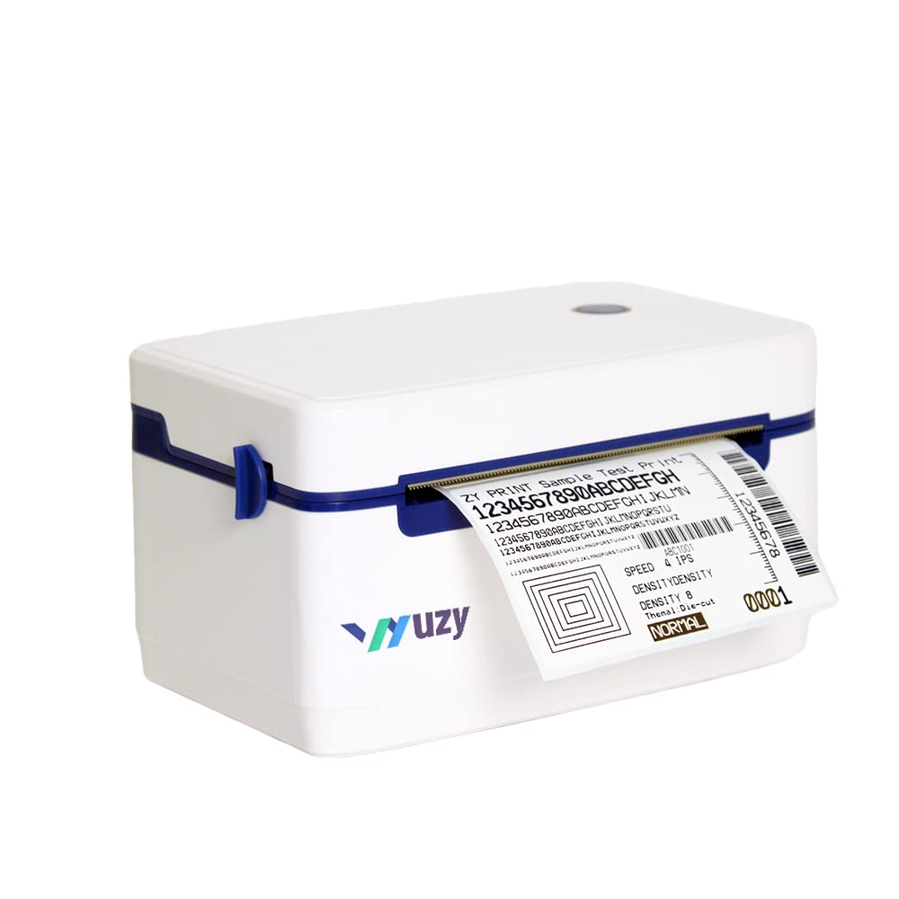 WUZY 4x6 Versandetikettendrucker, kommerzielle Qualität, direkter Thermo-Hochgeschwindigkeits-Versanddrucker für Versandetiketten, Zuhause, kleines Unternehmen, kompatibel mit Etsy, UPS, USPS