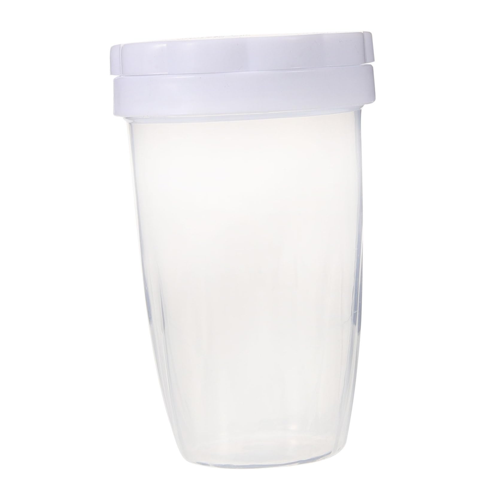 MOLUCKFU Duster Powder Sugar Sifter Cocoa Flour Shaker Reusable Chocolate Powder Shaker Coffee Sifter with Lid Fine Mesh Shaker Flour Shaker Took Coffee Sifter Dredgers Salt Shaker White Pp