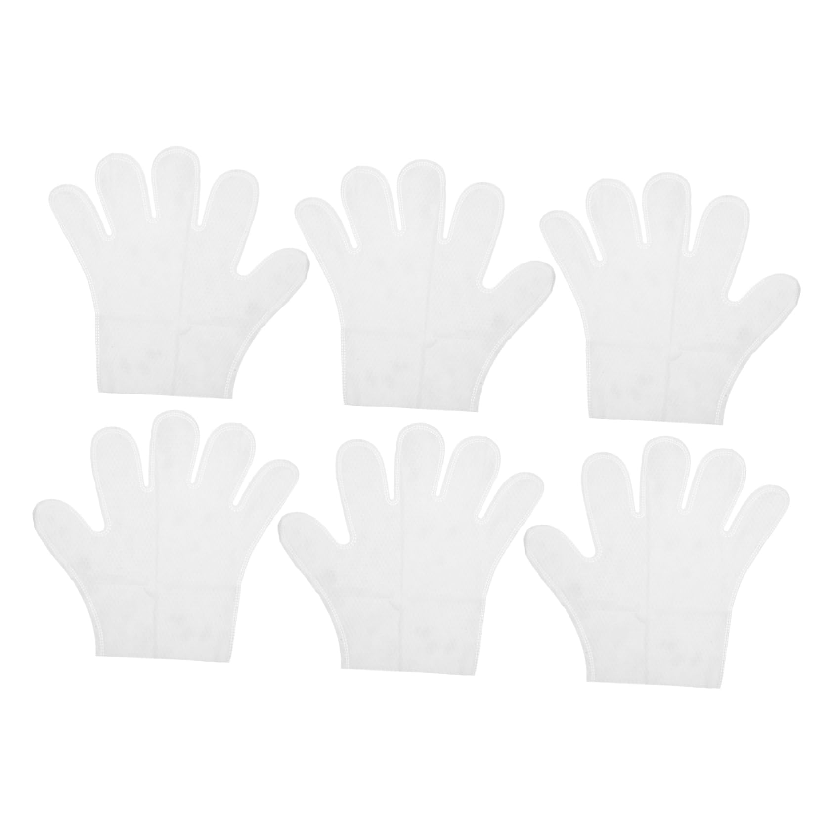 HOLIDYOYO 6pcs Gentle Cleaning Gloves Pet Bath Dogs Cleaning Supply Cat Bath Pet Supplies Wash- Glove Pet Wash- Glove Gentle Cleaning Glove Non-Woven Fabric