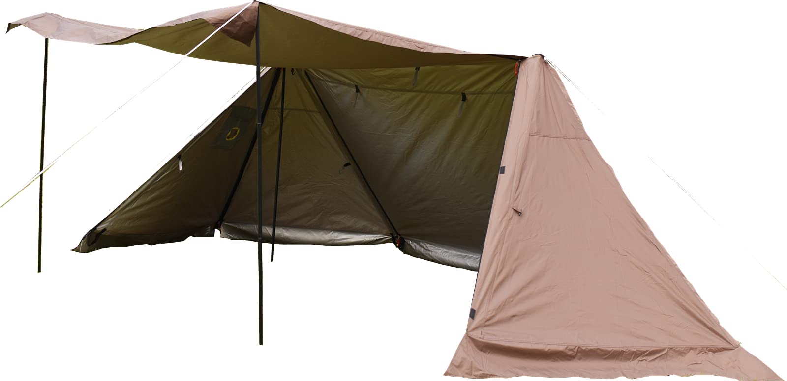 Amazon | 2人用 パップテント ポーランド軍幕 4シーズン適用 ソロ 