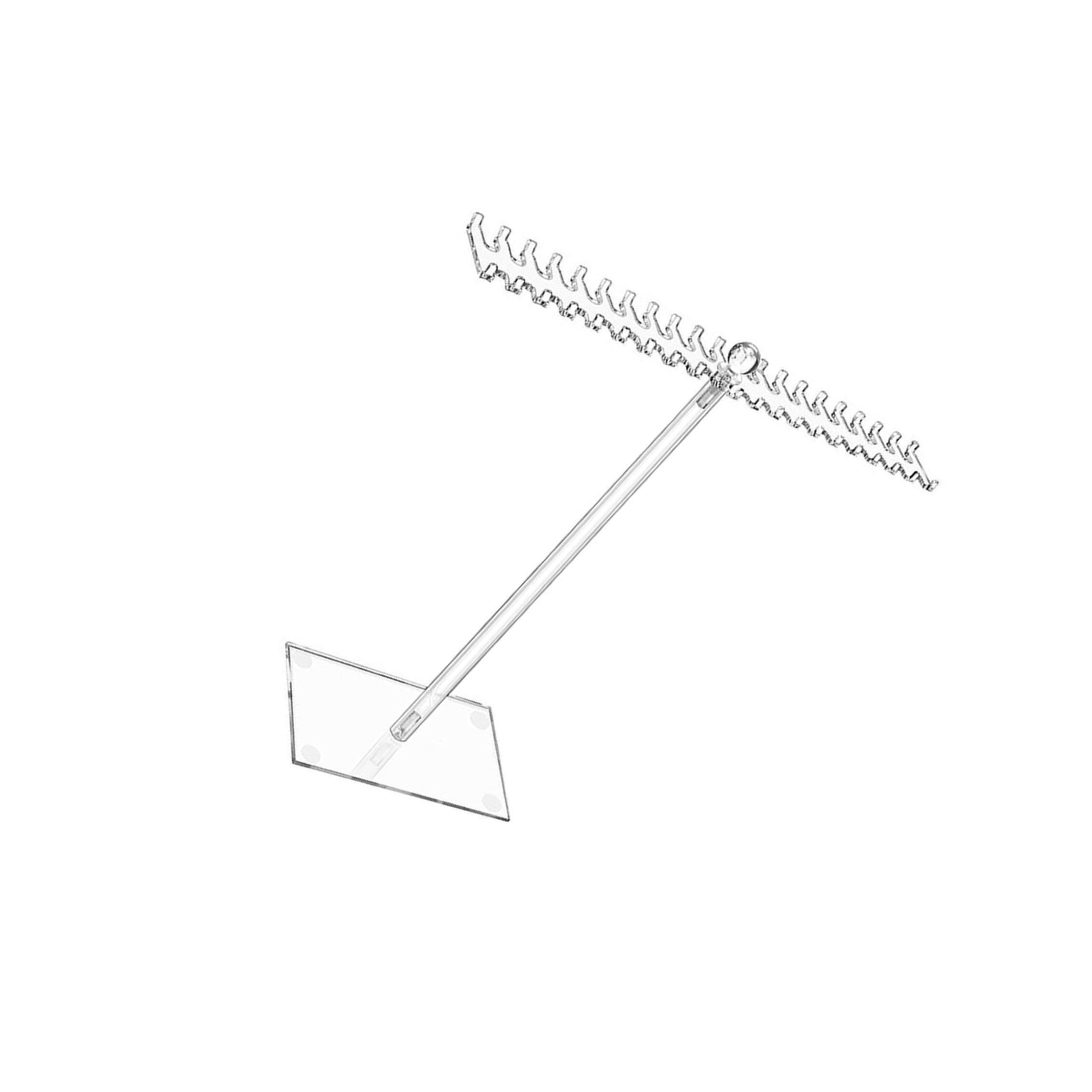 Twisaxc Necklace Hanging Hooks Organizer Jewelry Display Stand Offering Efficient Solutions For Displaying And Storing Jewelry Acrylic Necklace Organizer