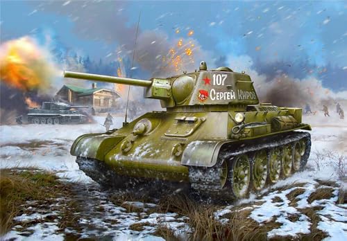 Modélisme Char T-34/76 Soviétique Kit à Assembler Zvezda pour Vos Activités Manuelles