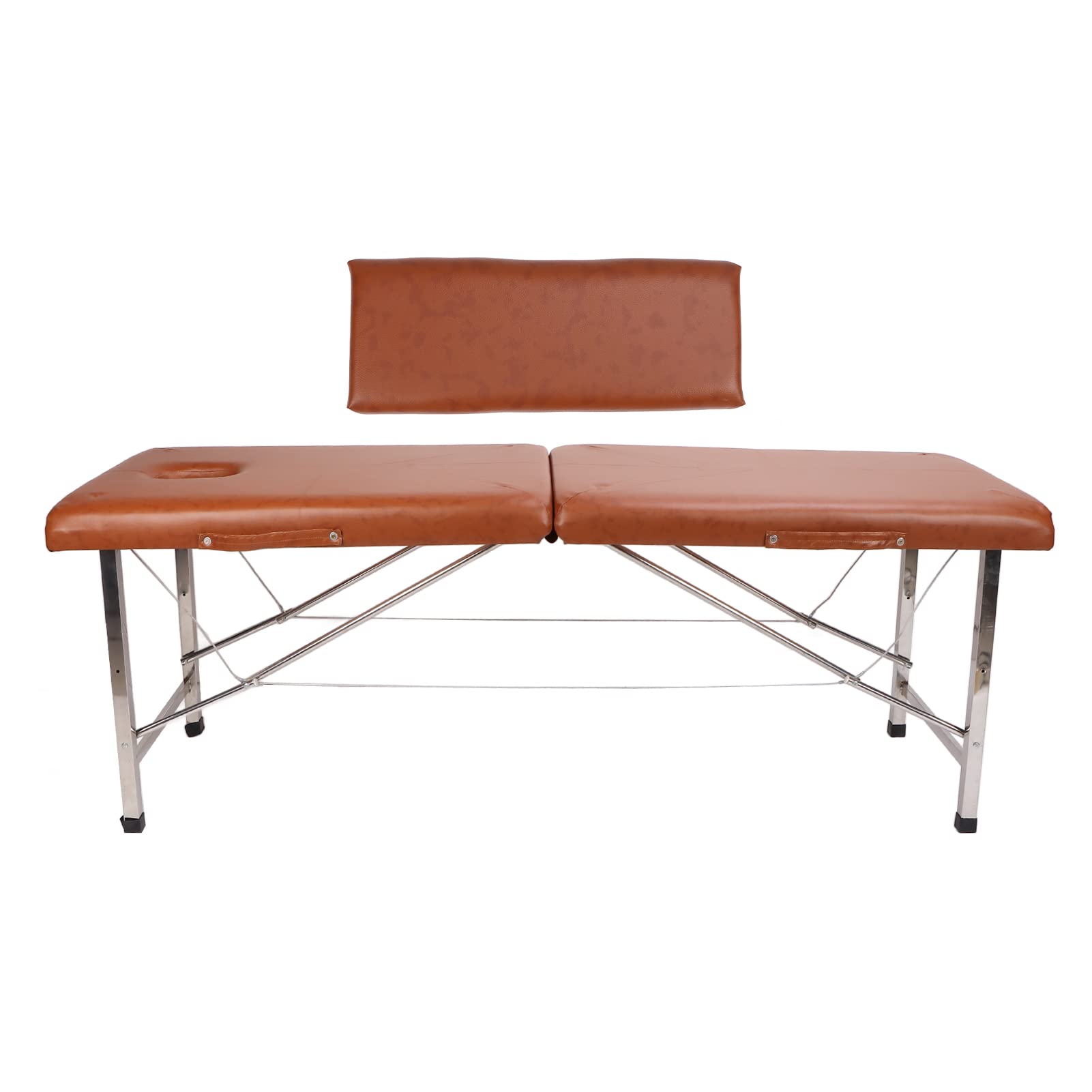 Tavolo Pieghevole Acciaio Inox Letto Spa Marrone Chiaro