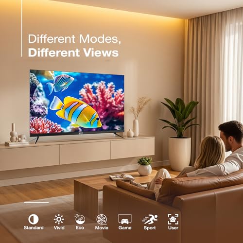 Image of Sansui 80cm (32) HD Ready Smart Coolita TV with A+ Panel, Dolby Audio, Surround Sound, 60Hz Refresh Rate JSWP32CSHD (Black)