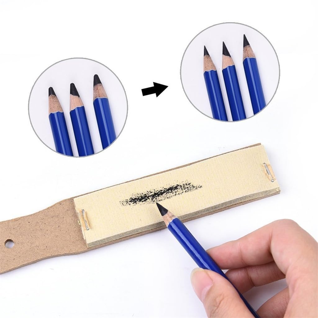 Ensemble de 60 pinceaux Professionnels pour Dessin au Fusain, Crayon à Dessin, Gomme, Crayon à Dessin
