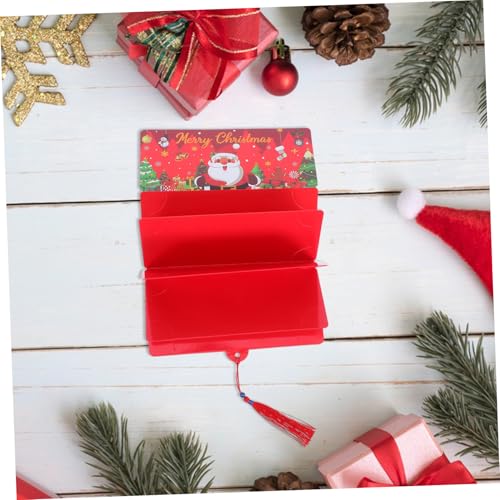 Enveloppe à Billets pour Noël Uonlytech, Range-Cartes et Souvenir pour Table de Fête - 5
