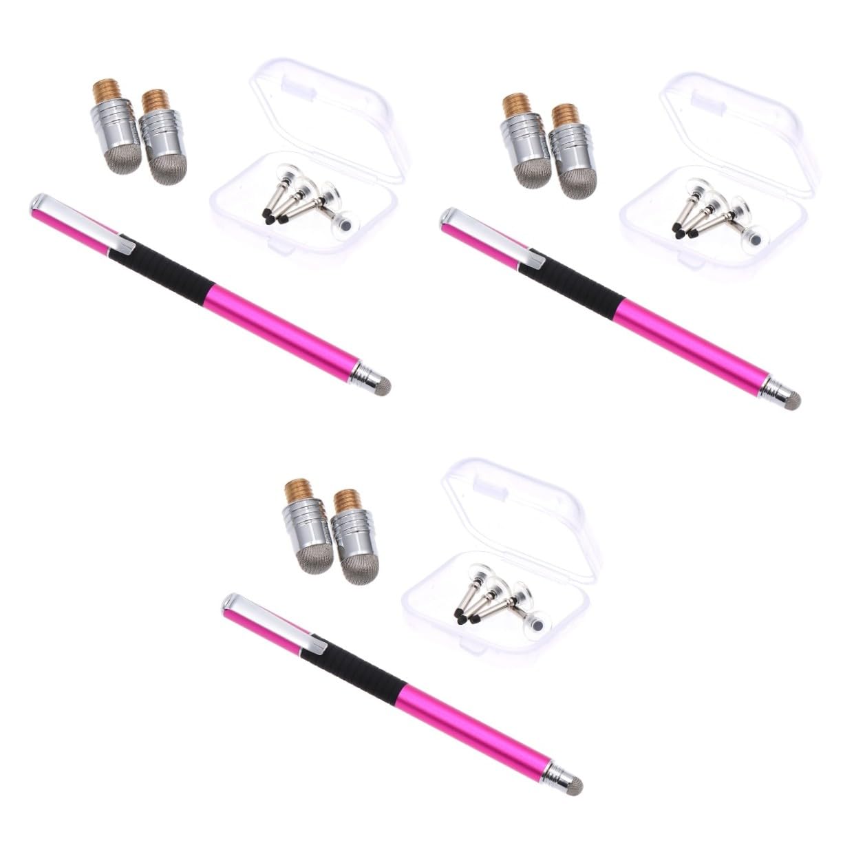 UKCOCO 15 Piezas Pluma Capacitiva Bolígrafos De Estilista para Pantallas Táctiles Lápiz Óptico para Teléfono Pluma De Teléfono Bolígrafo para Titular De La Pluma Buen Punto Androide