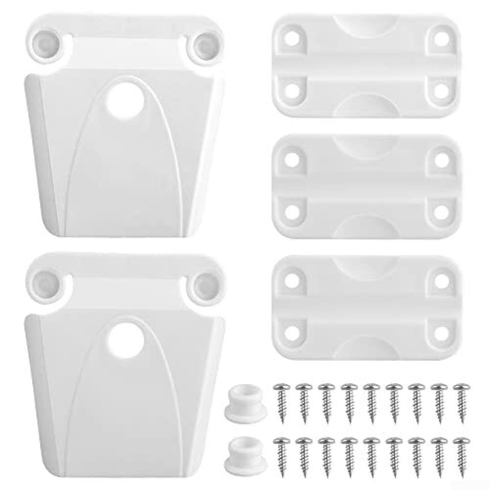 Kit di chiusure e cerniere di ricambio per refrigeratori Igloo da 50 165 litri, include viti in acciaio inossidabile per un fissaggio sicuro e una maggiore durata del raffreddamento