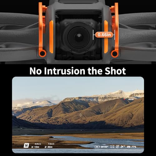 Image of Avata 2 Gimbal Guard & Bumper - Aluminum Alloy Protection Bar for DJI Avata 2 FPV Drone Accessories (Orange)