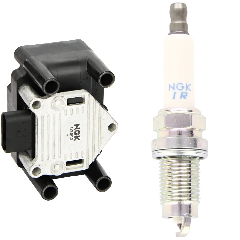 NGK - BOBINE ALLUMAGE - U2003 & BOUGIE ALLUMAGE BOITE - IZFR6P7