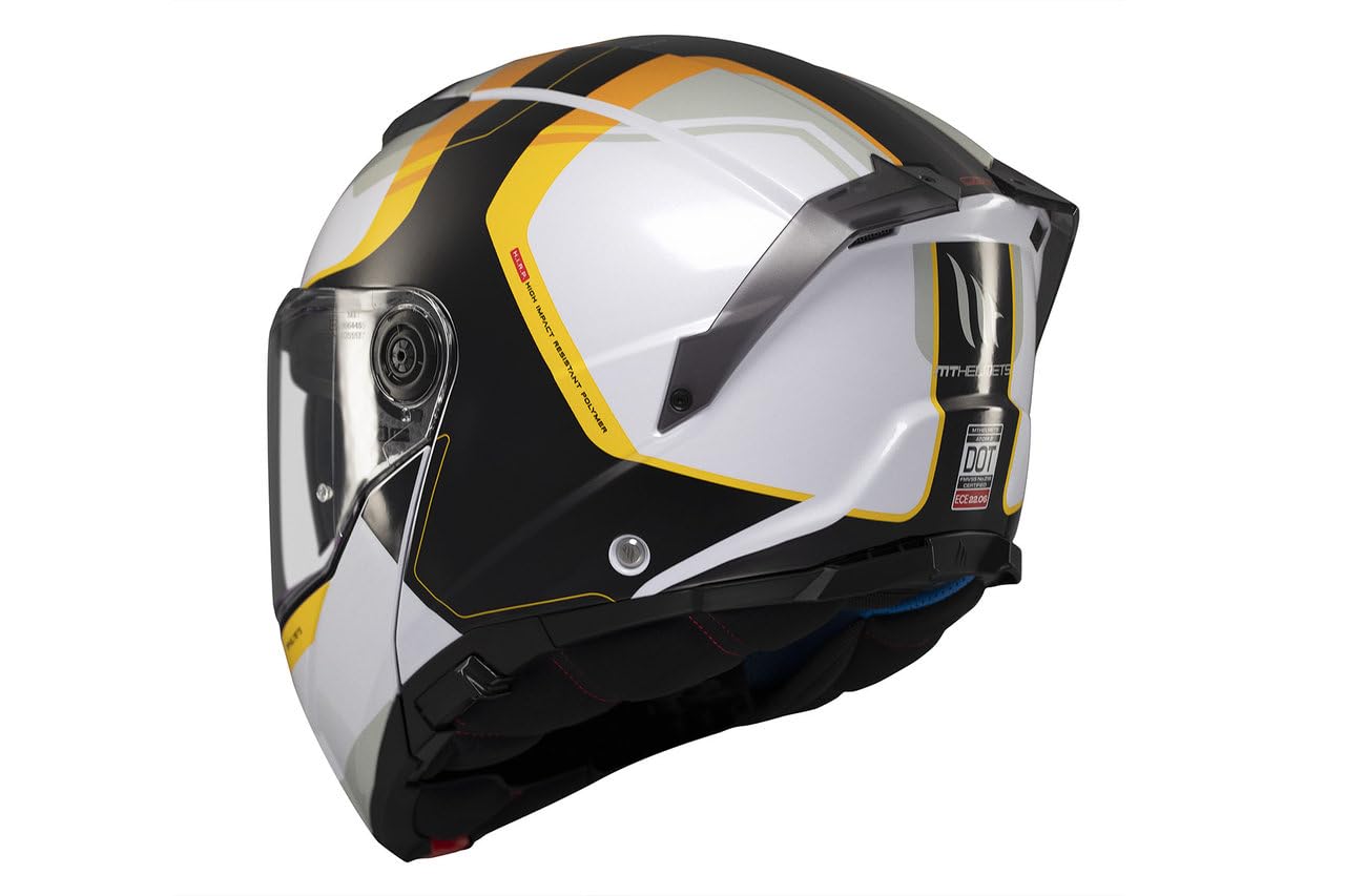 MT Helmets Atom 2 SV, Casco moto Modular Flip-Up, Visor Solar Retráctil, Interior Lavable, Preparado Intercomunicador UCS, Bloqueo frontal, Visor con posición Ventilación, Homologado ECE 22.06 & DOT