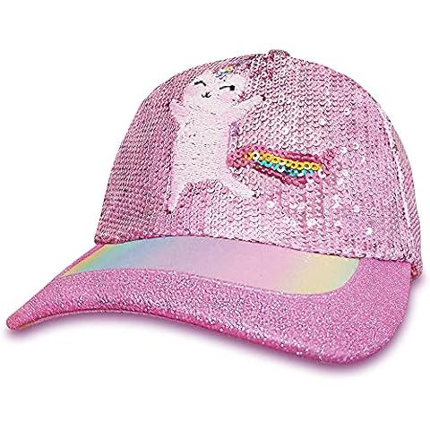 Gifts Treat Gorra de béisbol para niñas con dibujos animados y lentejuelas bordadas Cover