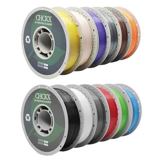 CHCKX PETG 3D Printer Filament Bundle, 12Rolls,Dimensional Accuracy +/- 0.03 mm, 1kg Spool(2.2lbs), 1.75 mm Fit for Most 3D Printers,12-Multicolor Assortment