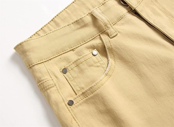 Men's Slim Fit Stretch Ripped Jeans Vintage Distressed Straight Leg Denim Pants Casual Fashion Biker Jeans4