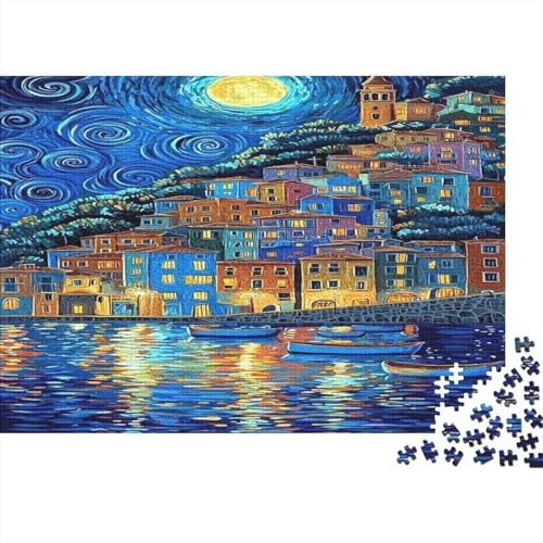 Puzzle 1000 piezas de desafío imposible Starry Town, juguete educativo de 52 x 38 cm para adultos