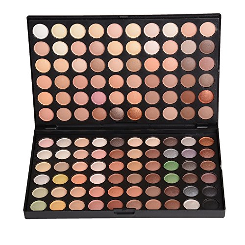 120 Colors Earth-tone Matte Eyeshadow Palette Make up Set Kit - Ideal Eye...