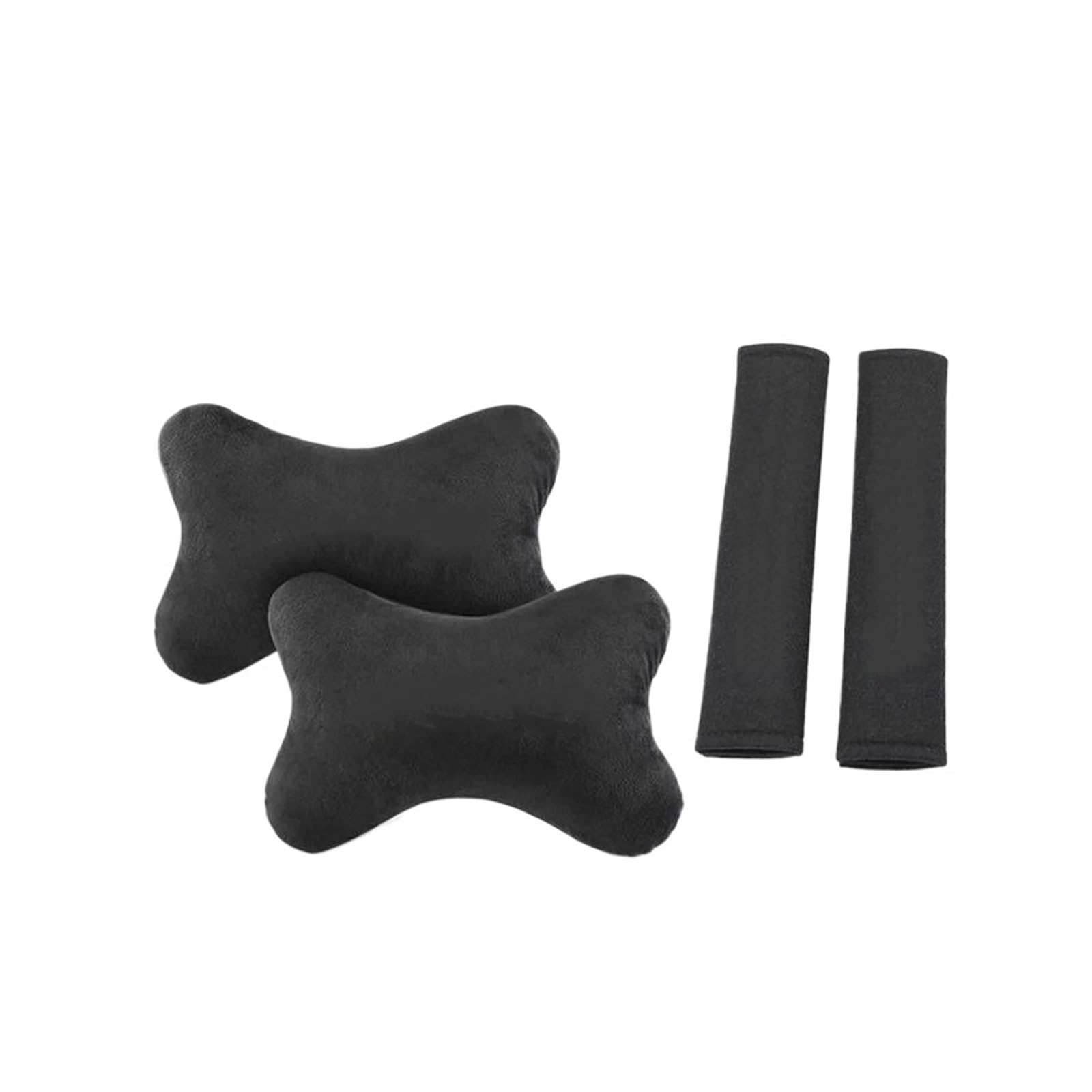 ATUMY Car Seat Pillow Fit For Smart Eq Fortwo Forfour 453 451 452 450 454 Cushion Pad Headrest Neck Support Pillow Car Headrest(Grey)