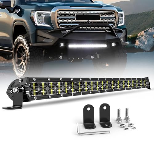 CO LIGHT 22 Light bar auto 24000LM Doppelreihe 6D-Linse LED balken 12v/24V IP68 Mischstrahl Geeignet für landwirtschaftliche Traktoren 4x4 Fahrzeuge Lastwagen und Wohnwagen (54cm)