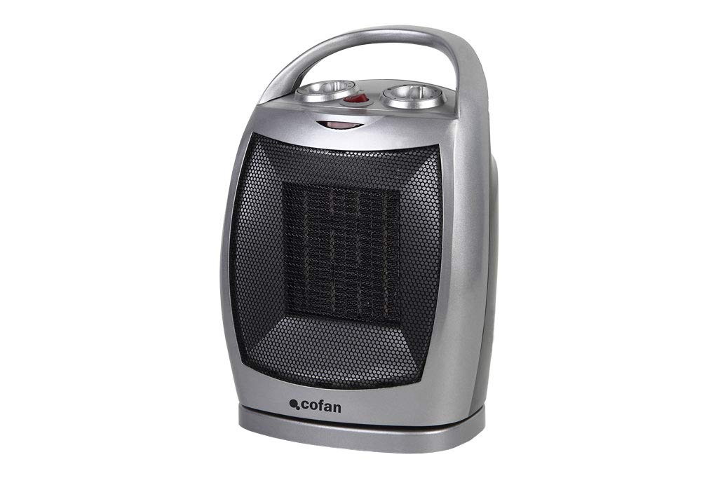 Cofan Termoventilador Eléctrico | Modelo Finlandia | Doble Función de Calor 750-1500 W | Calefactor Cerámico PTC