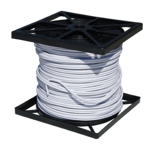 Cop Security 95S-500W RG59 Siamese Cable with 18/2 Power and 24/2 DATA, 500-Feet (White)