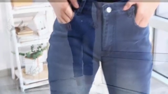 Générique Capri Jeans pour femme Stretch Destroyed Pantacourt 3/4