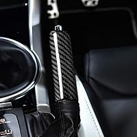 Vista 6 de AIRSPEED Cubierta del freno de mano del coche de fibra de carbono para Subaru WRX 2014-2017 Forester (SH) 2008-2012 reemplazo de la manija del freno