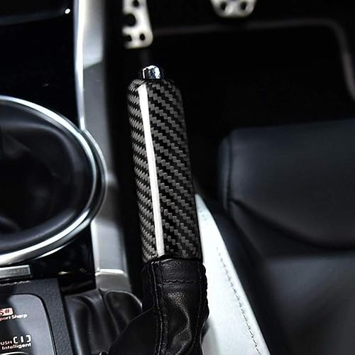 Miniatura 6 de AIRSPEED Cubierta del freno de mano del coche de fibra de carbono para Subaru WRX 2014-2017 Forester (SH) 2008-2012 reemplazo de la manija del freno