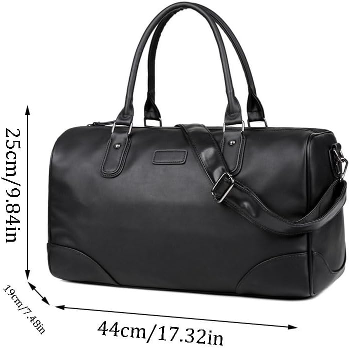 Business Handbag Leisure Travel Bag PU Crossbody