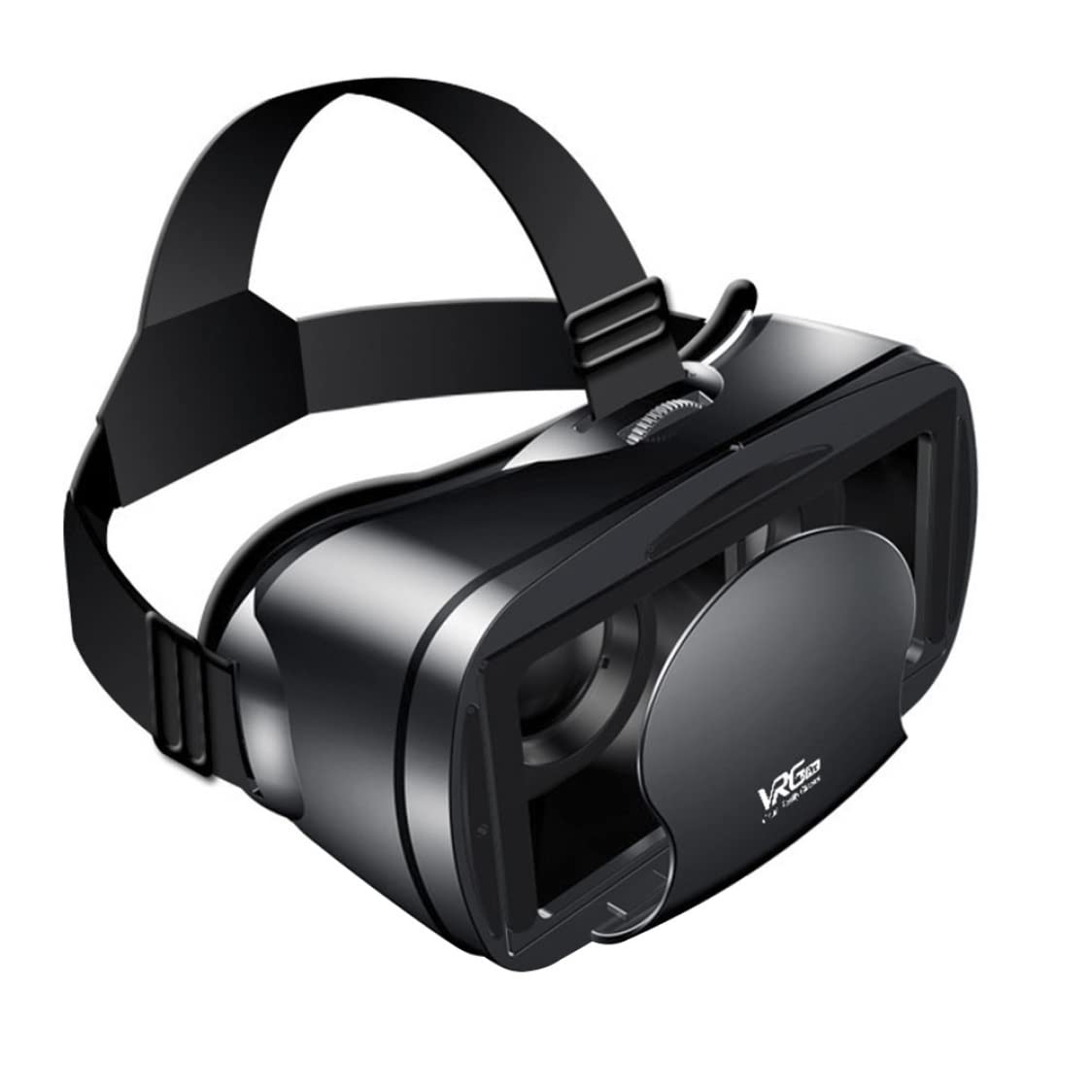 VR Headset Glasses 3D Full Screen Visual Wide-Angle Virtual Reality VRG Pro for 5-7inch Smartphone Movies Games VR Headset
