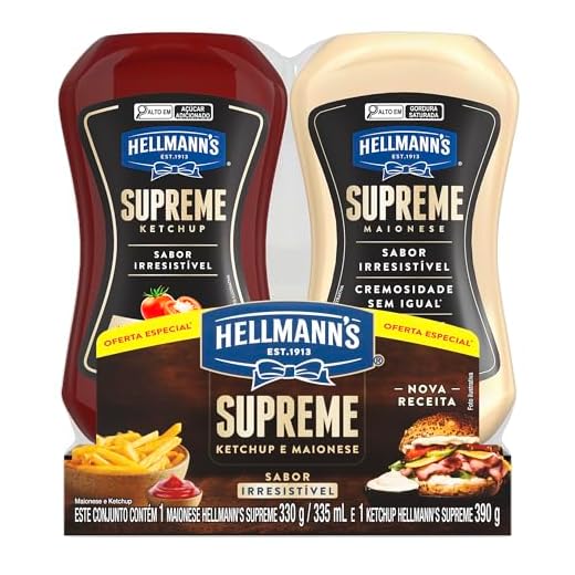 Hellmann's Supreme Kit Ketchup 390g + Maionese 330g