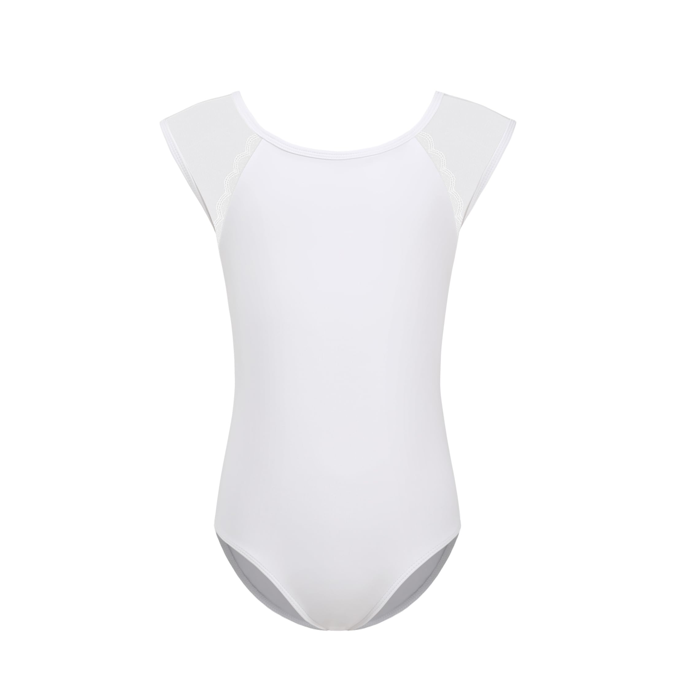 HIPPOSEUS Maillot de Danza para Niña Patchwork de Malla Leotardo de Ballet