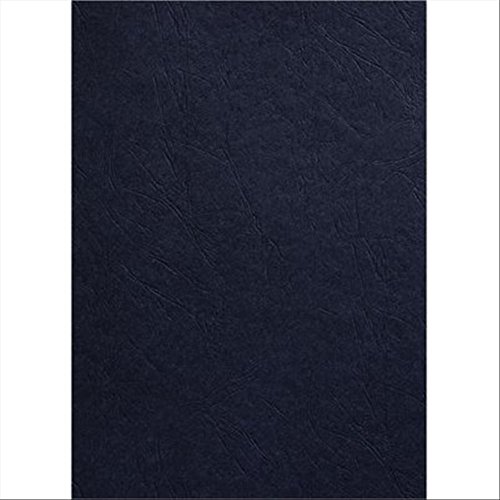 GBC T22410029 Einbanddeckel LeatherGrain Karton, 250 g/qm, A3, 100 Stück, schwarz