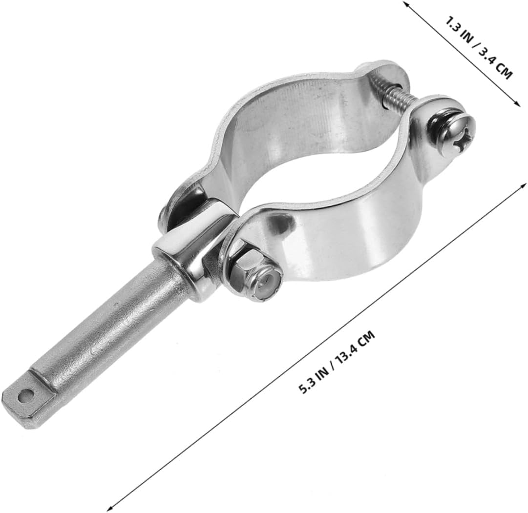2pcs Stainless Steel Kayak Holder Bracket for Canoes Hardware Accessories Versatile Mounting for Fishing and Kayaking
