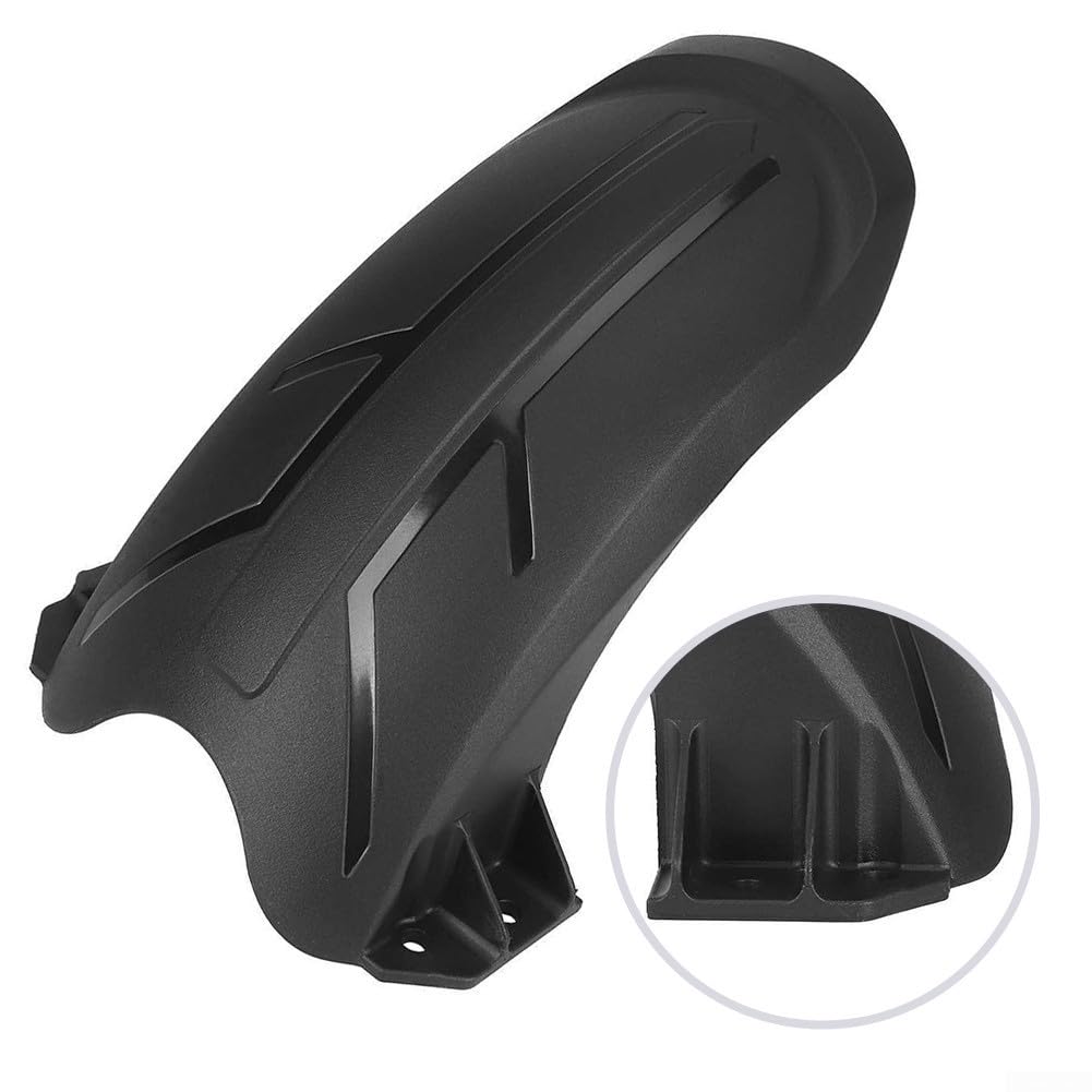 KUGOO - Parafango anteriore per KuKirin per scooter elettrico G2 Max, protezione frontale contro fango e spruzzi d'acqua, nero (anteriore)