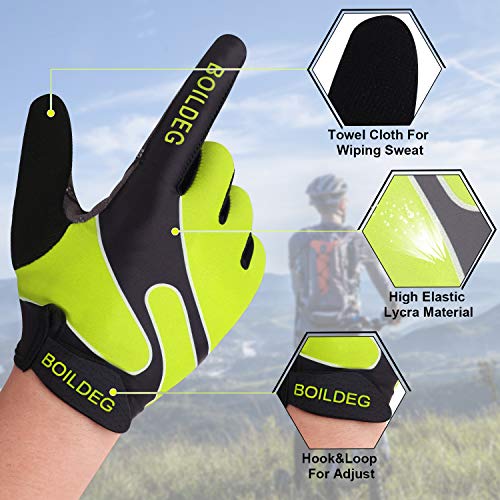 Fahrradhandschuhe Boildeg Radsporthandschuhe rutschfest