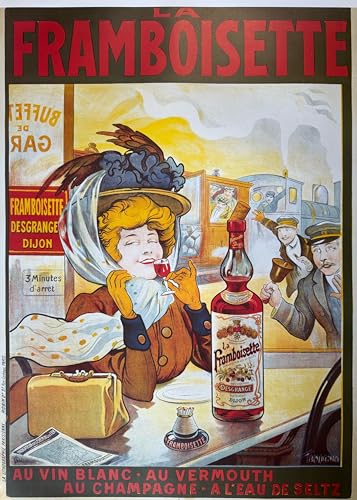 Affiche dart La Framboisette poster de haute qualité 50x70 cm