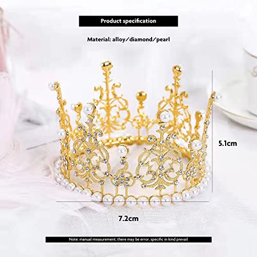 Lefute 2 decorazioni per torte a forma di corona