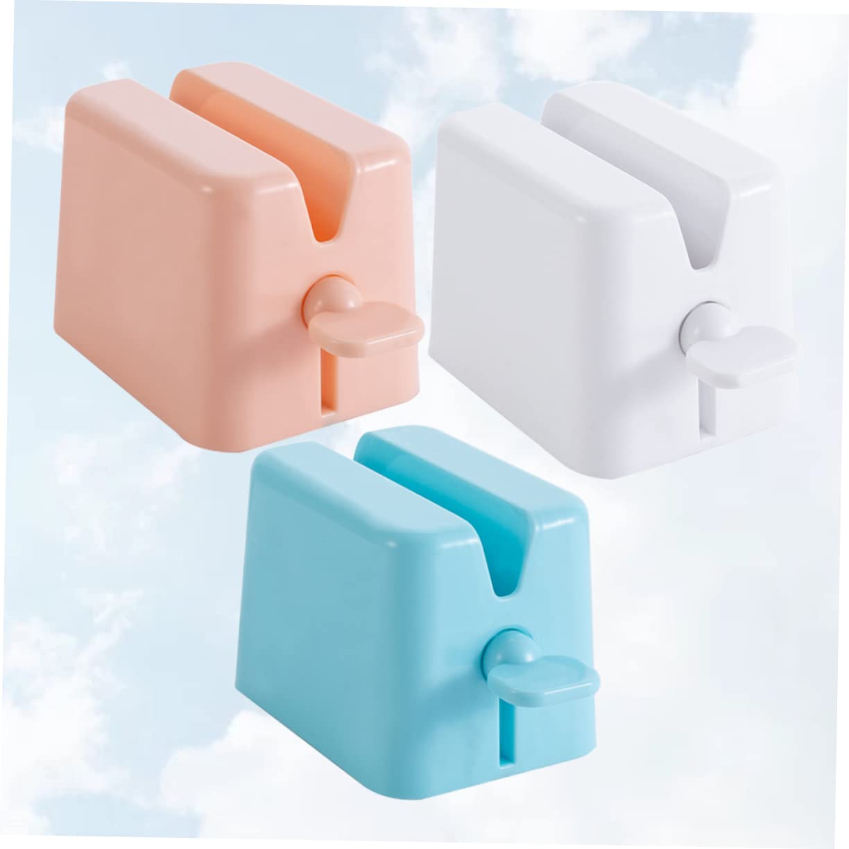 Ipetboom 9pièces Squeezer à Dentifrice Manuel Plastique Tube Extrudeur Pour Salle De Bain Blanc Rose Bleu Accessoire Pratique Pour Économiser De Espace Et Les Déchets