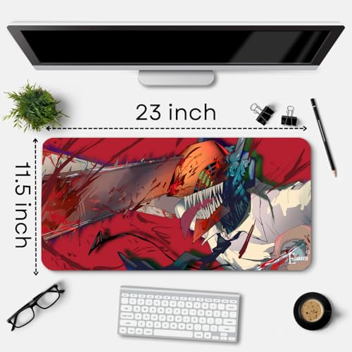 Image of Anime fearturing Large Gaming Mouse Pad, Extended Desktop Mat, 58 x 28 cm (DS 14)